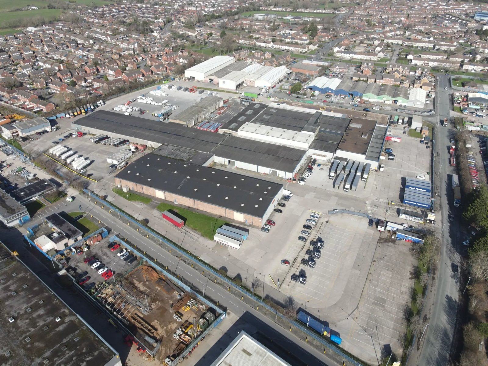 Aerial view of Towngate Business Centre